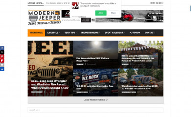 modernjeeper.com screenshot