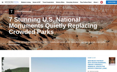 modernteen.co screenshot