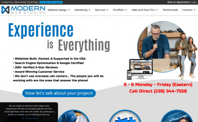 https://modernwebstudios.com screenshot