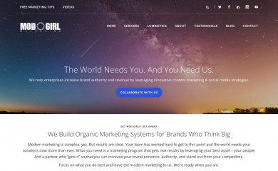 modgirlmarketing.com screenshot