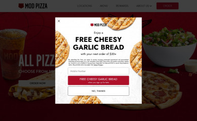 modpizza.com screenshot