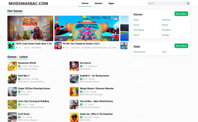 modsmaniac.com screenshot