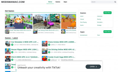 modsmaniac.com screenshot