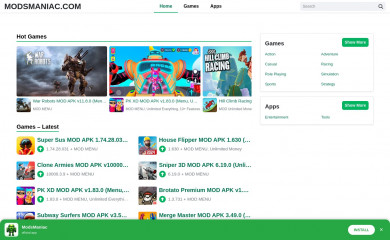 modsmaniac.com screenshot