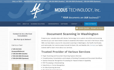 modustechnology.com screenshot