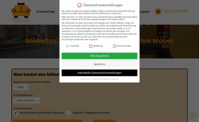moebeltaxi-lueneburg.de screenshot