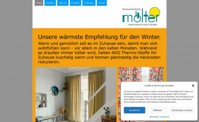 moelter-raumausstattung.de screenshot