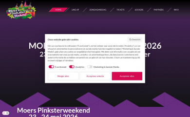 moerspinksterweekend.nl screenshot