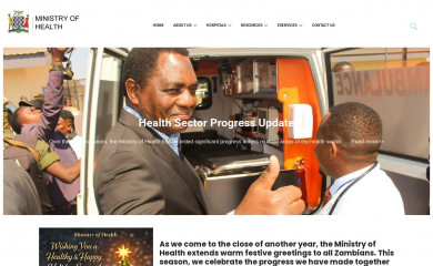 moh.gov.zm screenshot