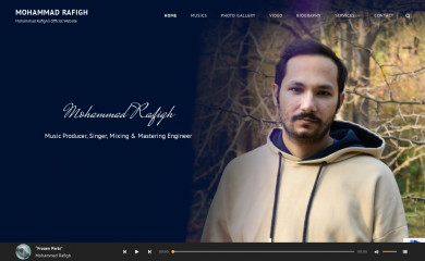 mohammad-rafigh.com screenshot