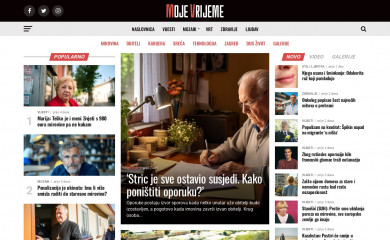 mojevrijeme.hr screenshot