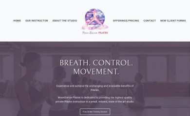 moondancepilates.com screenshot