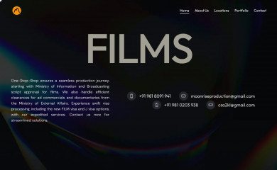 moonriseproductions.co.in screenshot