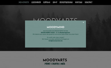 http://moodyarts.de screenshot