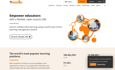 moodle.com screenshot