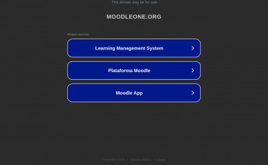 moodleone.org screenshot