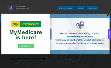 moorebankshoppingvillagemedicalcentre.com.au screenshot