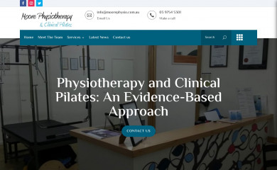 moorephysio.com.au screenshot