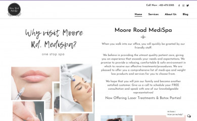 moorerdmedispa.com screenshot