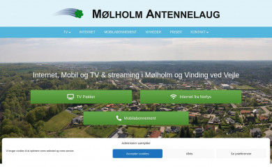 molholmantennelaug.dk screenshot