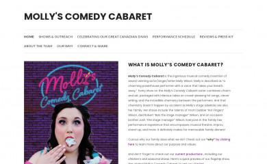 mollyscomedycabaret.com screenshot