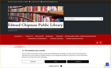momencelibrary.org screenshot