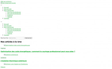 mon-logement-ecolo.com screenshot