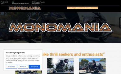 monomania.com.au screenshot