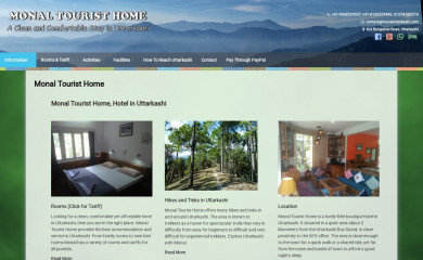 monaluttarkashi.com screenshot