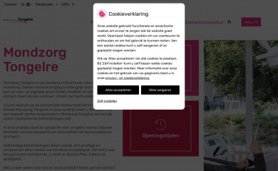 mondzorgtongelre.nl screenshot