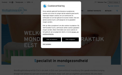 mondhygienistelst.nl screenshot