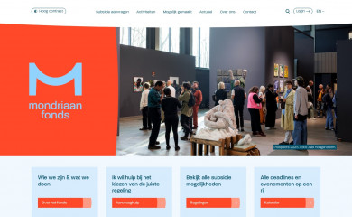 mondriaanfonds.nl screenshot