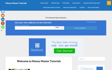 moneymastertutorials.com screenshot