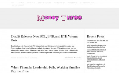 moneytures.com screenshot
