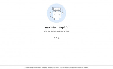 monsieursept.fr screenshot