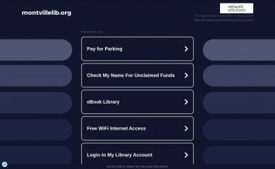 montvillelib.org screenshot