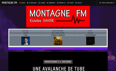 montagnefm.com screenshot
