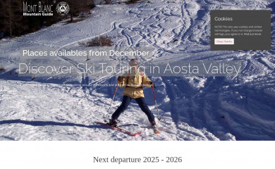 montblancmountainguide.com screenshot