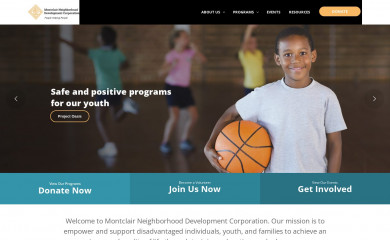 montclairmndc.org screenshot