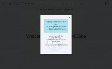 montereymdspa.com screenshot