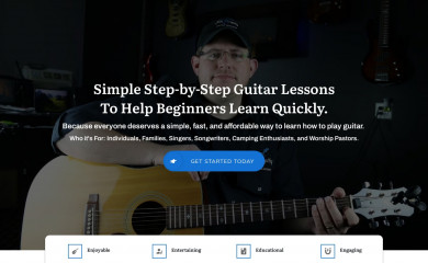 monthlyguitarcoach.com screenshot