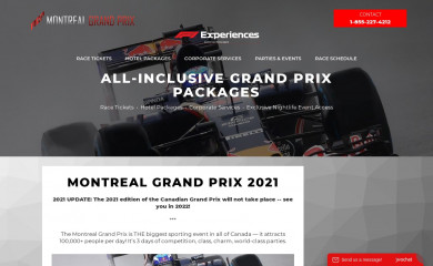 montrealgrandprix.com screenshot