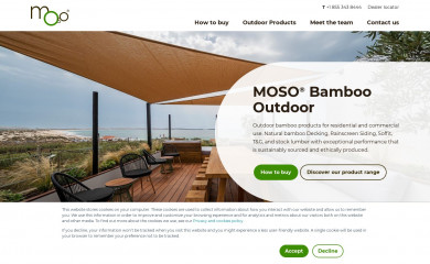 moso-bamboo.com screenshot