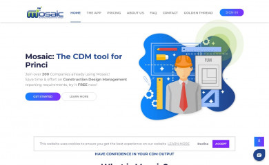 mosaic-app.com screenshot