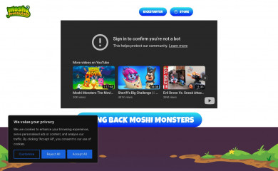 moshimonsters.com screenshot