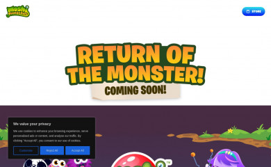 moshimonsters.com screenshot