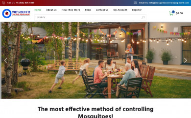 mosquitocontrolequipment.com screenshot