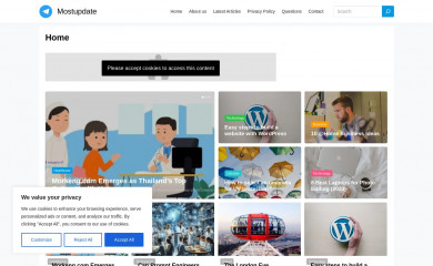 mostupdate.co.uk screenshot
