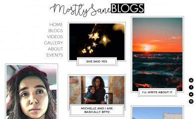 mostlysane.in screenshot