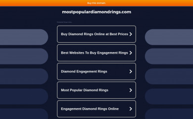 mostpopulardiamondrings.com screenshot